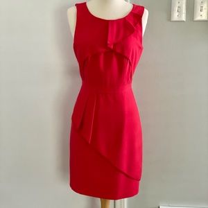BCBGMaxazria Red Berry Sheath Dress